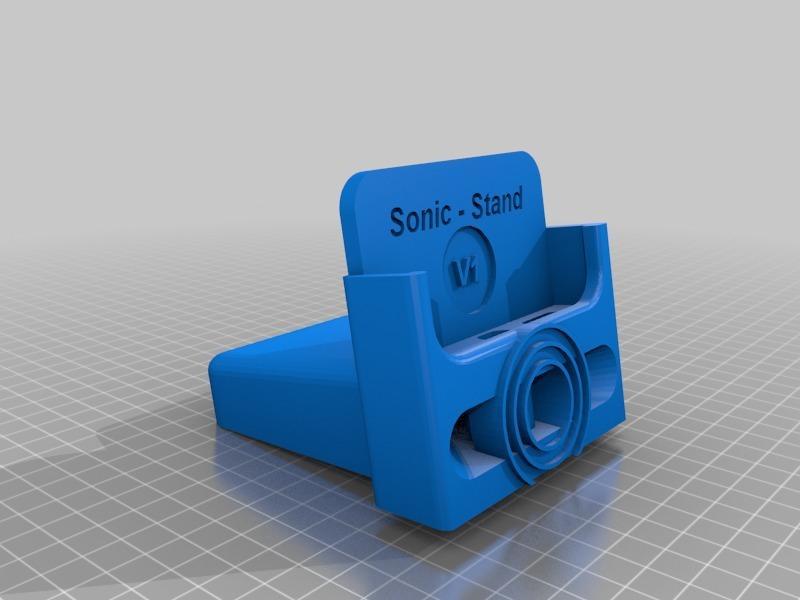 Sonic Stand for Note 8 with Spigen Case