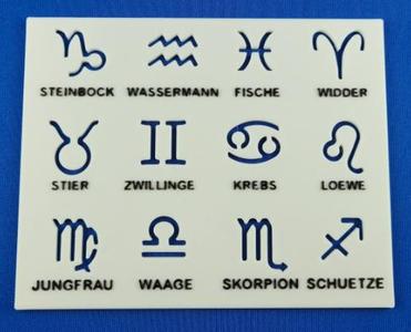 Schablone für Sternzeichen