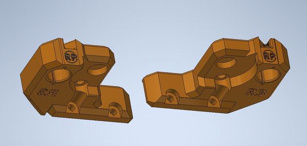 Z top mounts MK4 for led light bar MK3 from In3DSpace!