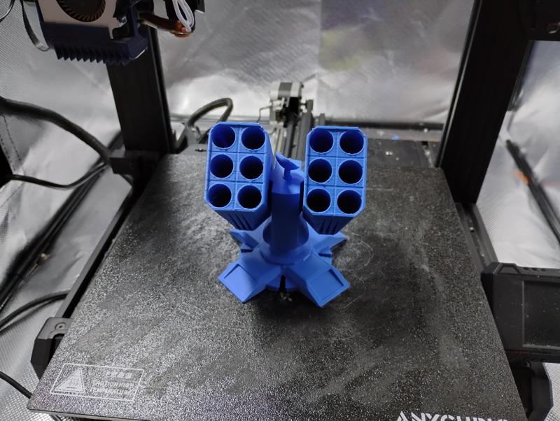 Missile Turret Pen Holder - Gridfinity All-in-One