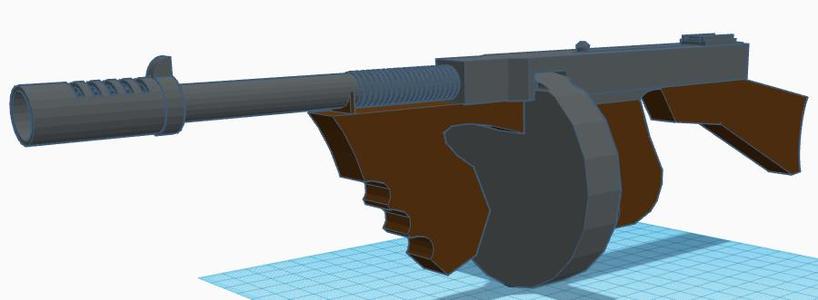 Tommy Gun (Thompson Sub-machine Gun)
