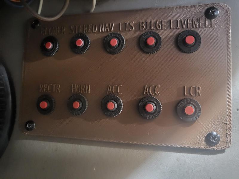 Marine Circuit Breaker Panel