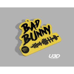 Spotify keychain "This is bad bunny".