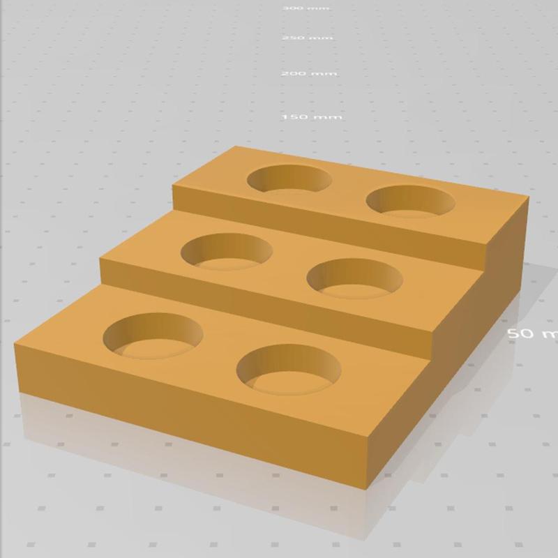 Vallejo Stand for smaller 3D printers