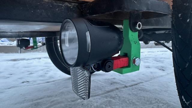 Bike Light 180 Degree Rotation Adapter