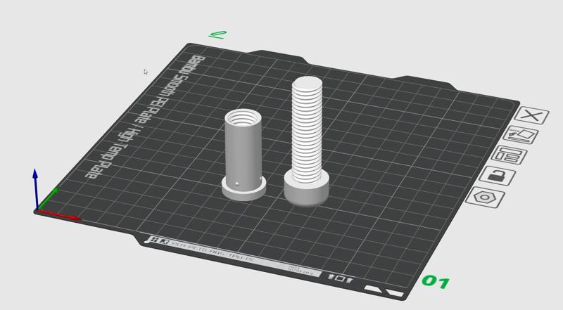 camping desk tube feet - hight adjustable