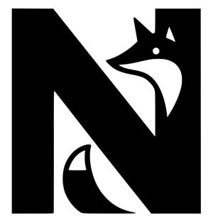 Fox alphabet: Letter N (version 3)