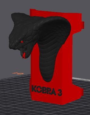 Kobra 3 Printhead Cover Ornate