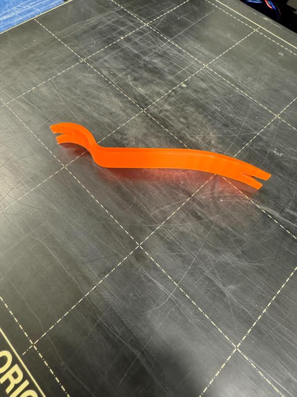 Instrument cluster needle removal tool.