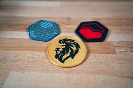 Multi Color Coasters