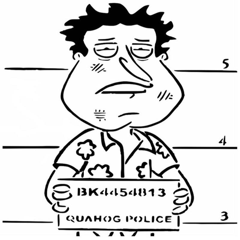 Glenn Quagmire stencil