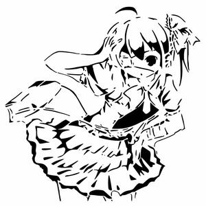 Rikka Takanashi stencil