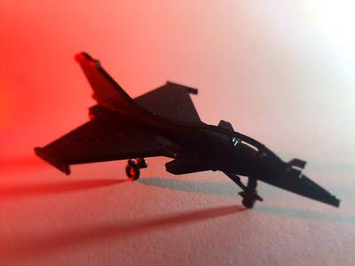 dessault rafale with landing gear