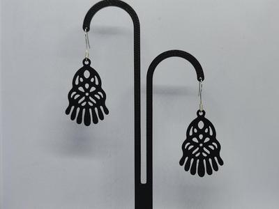 Shadow Flower Earrings