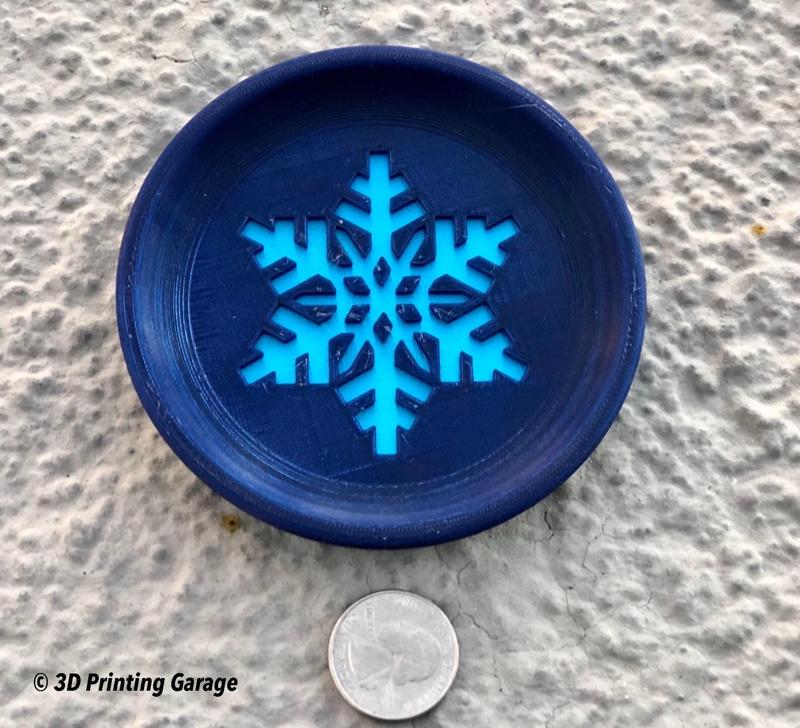 Coaster - winter (snowflake)