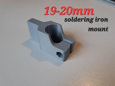 19-20mm soldering iron mount