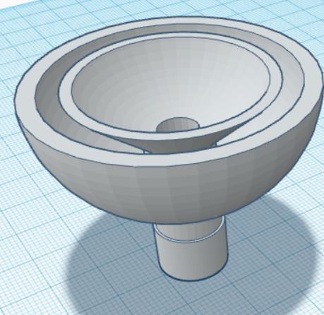 Automatic cooling funnel.