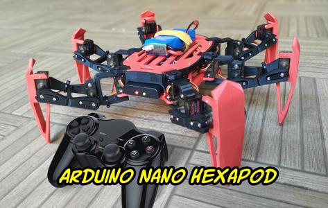 Arduino nano Sword Leg Hexapod