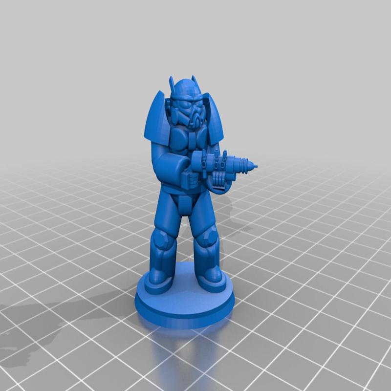 Version 2 X02 Enclave Soldier With Plasma Rifle