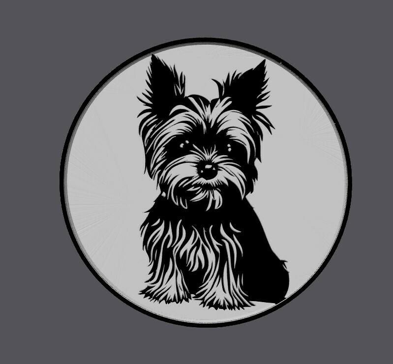 Yorkie Lithopane 2