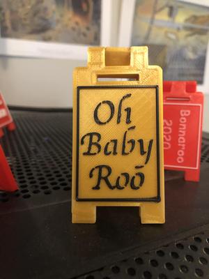 Bonnaroo Mini Floor Signs