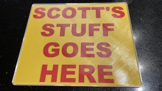 TPU and PETG Work Mat with Walls-Prusa XL 5 Tool Only