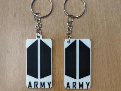 Keychain Army BTS