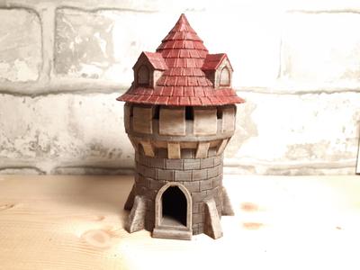 3D Printable Fantasy Tower