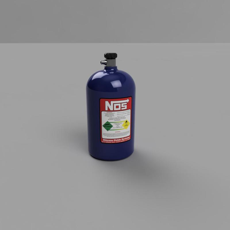 Mini NOS Bottle Container (with rotating knob)