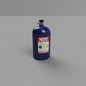 Mini NOS Bottle Container (with rotating knob)