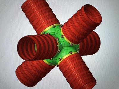 Abluft-Stern-6-Verbinder MK1