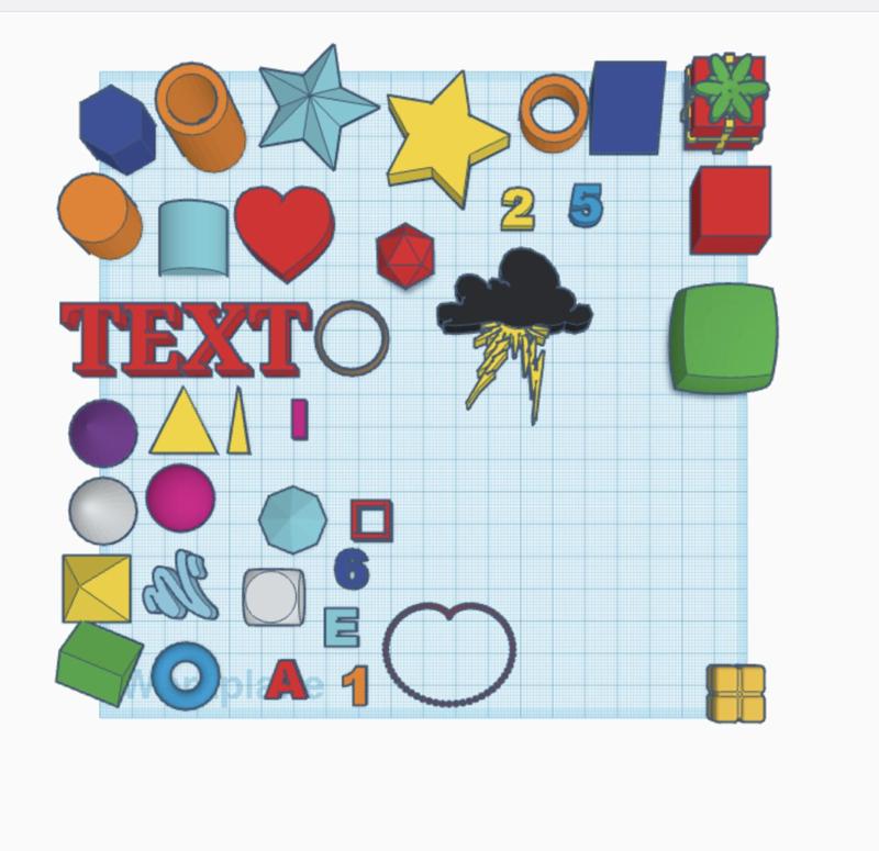 3d model random shapes