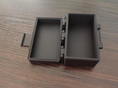 Box with Hinges and Locking Clip