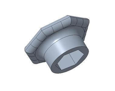 Drehknauf für Mutter M8