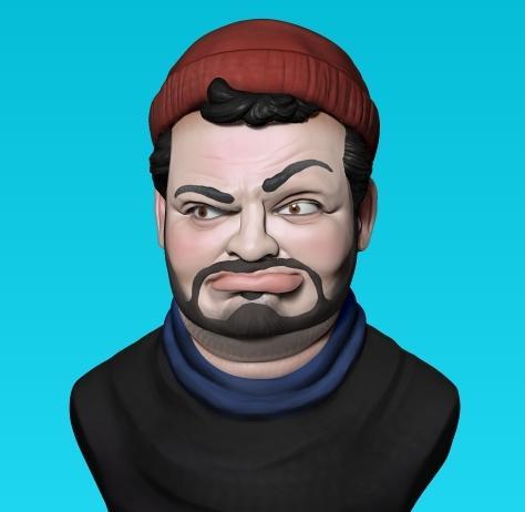 Ethan Klein caricature
