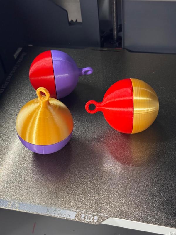 Overengineered Christmas Ornament (solid) 