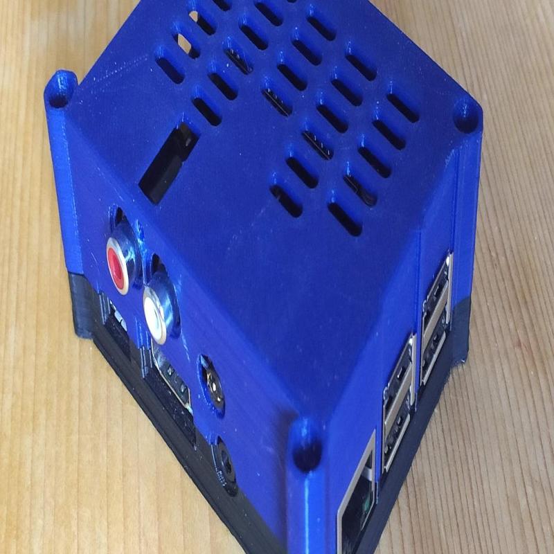 Raspberry Pi 2 or 3 case for the HiFi DAC Es9023 X900