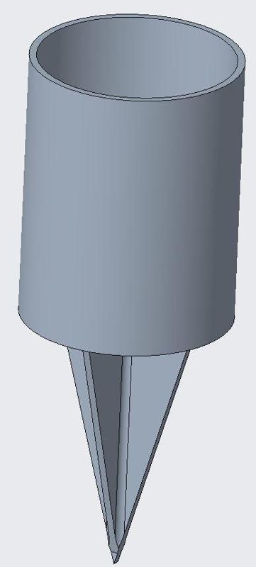 Beach sand cupholder