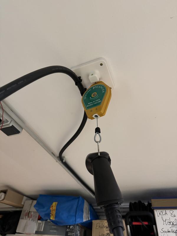 Wallbox Cable Spring Roller Retention Ceiling Roof