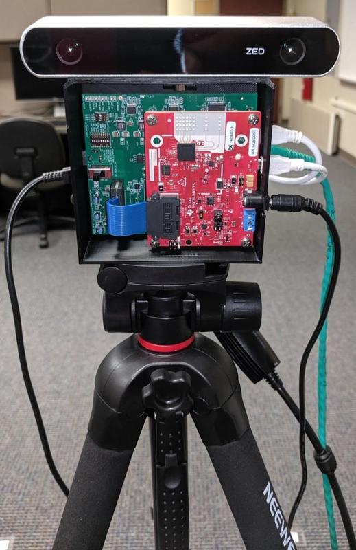 TI mmWave Radar IWR/AWR BOOST, DCA1000 and Camera/Kinect Case/Mount