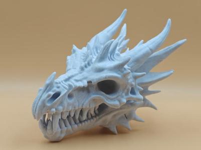 Serpent Dragon Skull