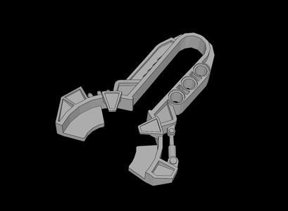 Lego Compatible (47304.dat) Bionicle Compatible Kanoka Disk Launcher (Matoran)
