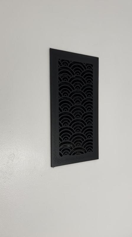 Air vent with pattern