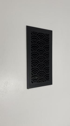 Air vent with pattern
