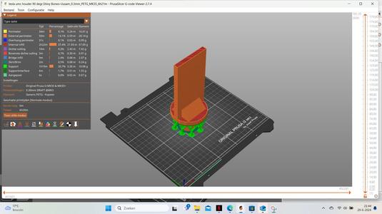 Tesla Home charger installation plate (placed in pole)