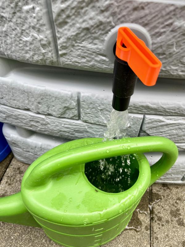 rain barrel tap-reinforcement | Wasserhahnverstärkung für Regentonne