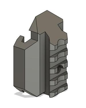 Airsoft Scorpion Evo Stock Rail Adapter