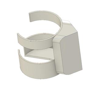 Hamster water holder for corners
