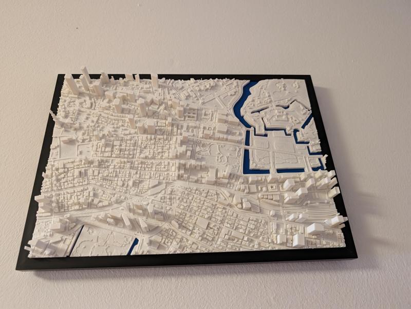 Tokyo landscape model (scaled up)