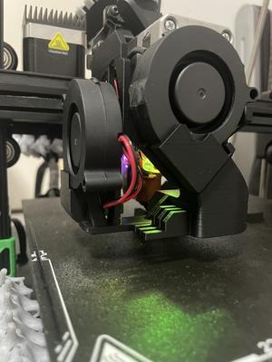 Ender v3 ke 双5015风扇